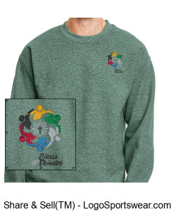 Embroidered COF Men's Sweatshirt Design Zoom